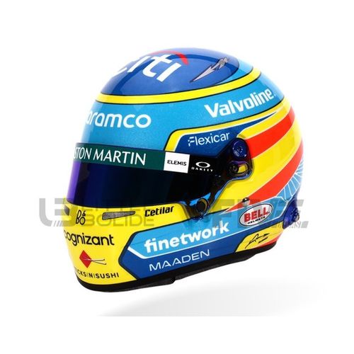 Mini Helmet 1/2 - Casque Fernando Alonso - Aston Martin 2025 Alonso2025-Mini Helmet