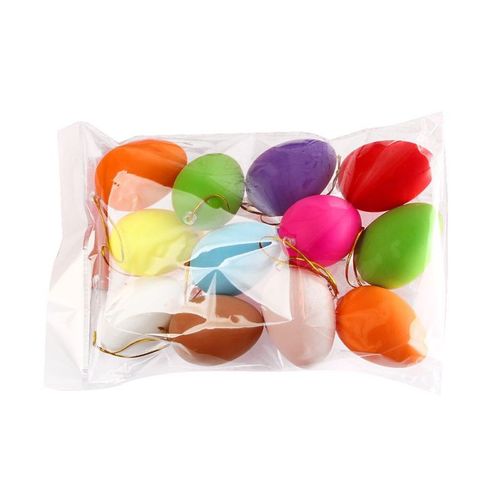 ¿Ufs De Pâques 12 Pièces, Décorations De Joyeux Pâques, ¿Ufs De Pigeon D'oiseau Peints, Bricolage Artisanal, Cadeau Pour Enfants, Décoration De Maison, Fête De Pâques