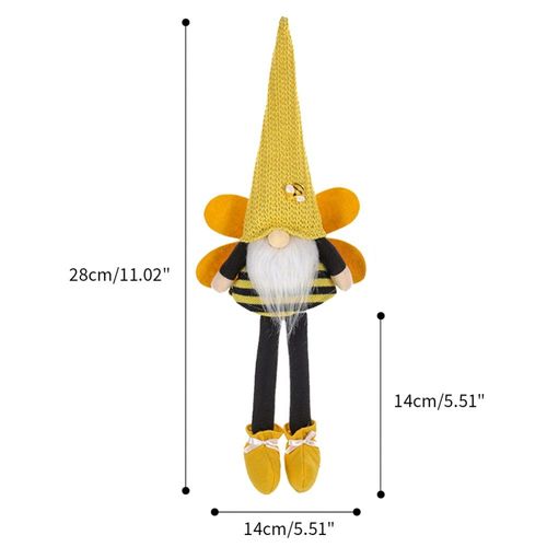 Poupée De Pâques Sans Visage, Bourdon Abeille Gnome Scandinave, Tomte Nisse, Miel Suédoise, Elfes, Maison, Vieil Homme, Cadeaux, Jouets