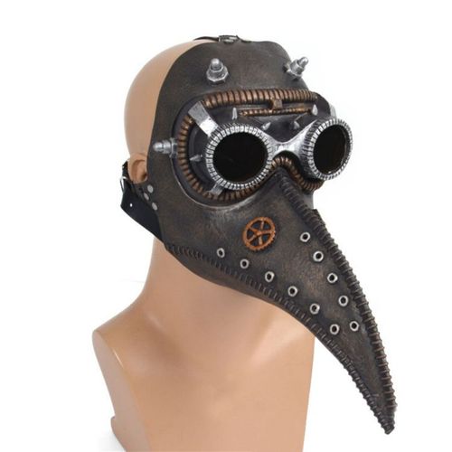 Masque Anti-Parasites Steampunk, Masque D'oiseau, Accessoires Rétro Pour Déguisement D'halloween