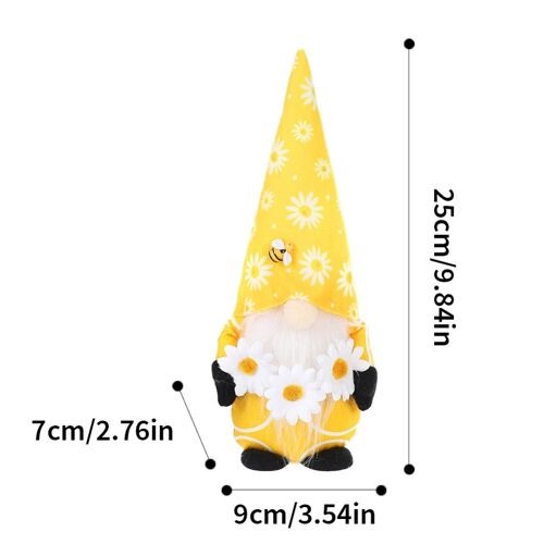 Bourdon Abeille Gnomes En Peluche, Décoration De Printemps Scandinave Suédoise Pour La Journée Mondiale Des Abeilles, Décoration De Maison De Ferme
