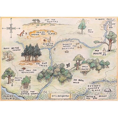 7x5FT 100 Acre Bois Toile de fond Enfants Dessin animé Photographie Fond Douche Bébé Photo Booth Studio Accessoires Garçons Filles Joyeux Anniversaire Décoration De Fête