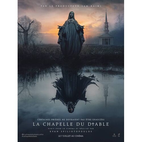 La Chapelle Du Diable (The Unholy) - Véritable Affiche De Cinéma Pliée - Format 40x60 Cm - De Evan Spiliotopoulos Avec Jeffrey Dean Morgan, Cricket Brown, William Sadler, Katie Aselton - 2021