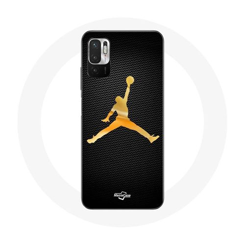 Coque Pour Xiaomi Poco M3 Pro Air Michael Jordan Logo Jaune