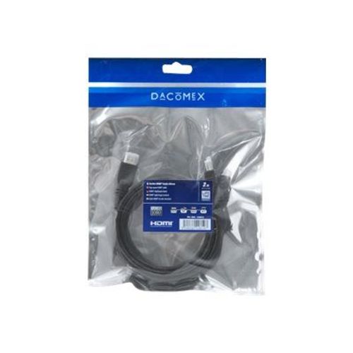 DACOMEX - Câble HDMI - HDMI mâle pour HDMI mâle - 2 m