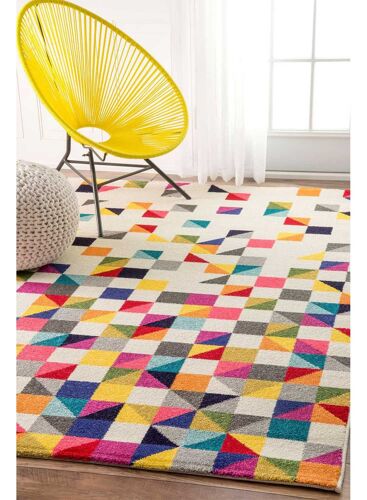 Tapis Grand Dimensions Detru Boutik Multicolore 160 X 230 Cm Tapis De Salon Moderne Design Par Unamourdetapis