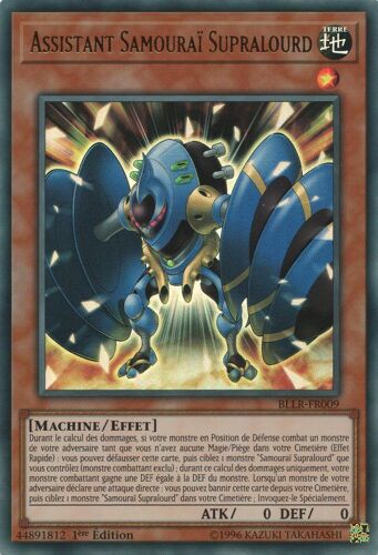 Yu-Gi-Oh! - Bllr-Fr009 Assistant Samouraï Supralourd