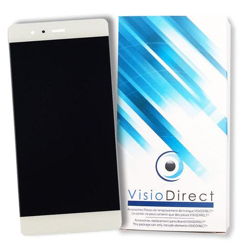 Visiodirect® Ecran Complet Pour Huawei P9 Lite Blanc Vitre Tactile + Ecran Lcd