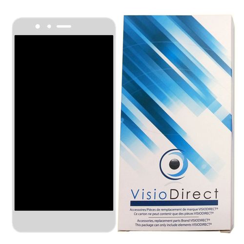 Visiodirect® Ecran Complet Pour Huawei P10 Lite Blanc Téléphone Portable Vitre Tactile + Écran Lcd