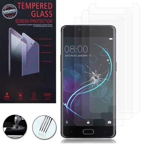 Lot / Pack De 3 Films Verre Trempé Pour Doogee Shoot 1 4g 5.5" Protection D'écran