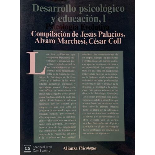 Desarrollo Psicologico Y Educacion, T.1