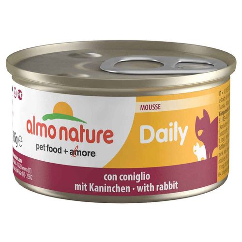 Almo Nature - Boîte Daily Menu En Mousse Au Lapin Pour Chat - 85g