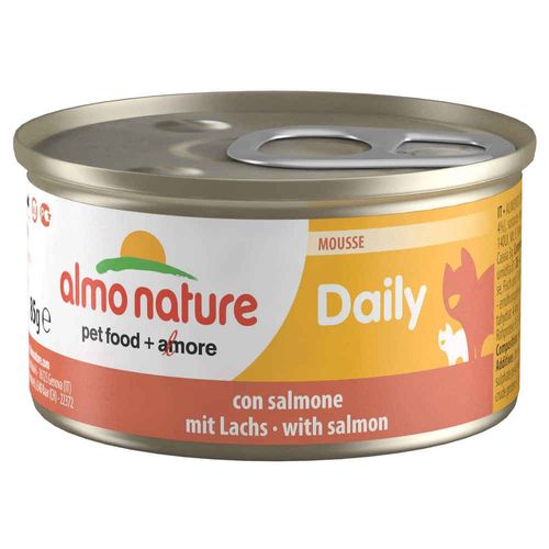 Almo Nature - Boîte Daily Menu En Mousse Au Saumon Pour Chat - 85g