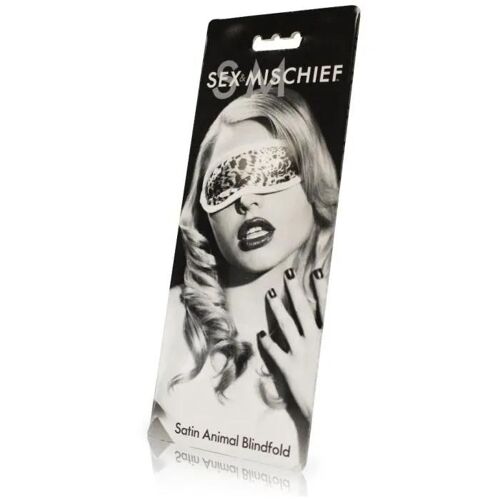 Masque Satin Animal - Marque - Modèle - Noir - Adulte