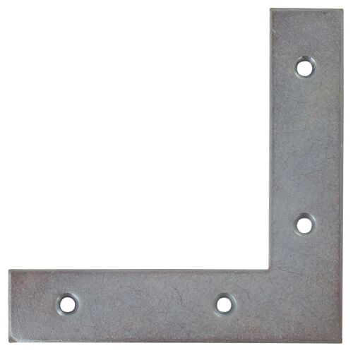 Equerre de fenêtre bouts carrés acier zingué Jardinier Massard - Dimensions 16 x 16 cm