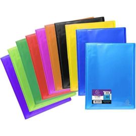 Exacompta Protege Document Soudé 210 X 297 - 200 Pochettes Polypropylene Glossy