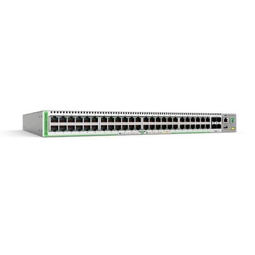 Allied Telesis CentreCOM GS980M/52PS - Commutateur - C3 - Géré - 48 x 10/100/1000 (PoE+) + 4 x Gigabit SFP (liaison montante) - Montable sur rack - PoE+ (740 W)