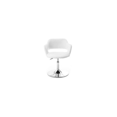 Fauteuil Pivotant Design Blanc Jessy
