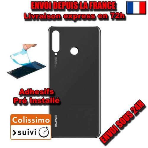 Vitre Arriere De Remplacement Noir Huawei P30 Lite