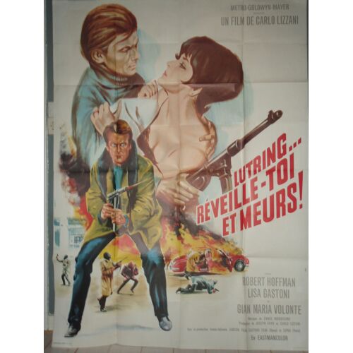 Lutring...Réveille Toi Et Meurs!/ Svegliati E Uccidi - 1968 - Affiche Originale Pliée 120 X 160 -Carlo Lizzani