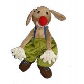 Doudou Ikea Chien Clown Nez Rouge Salopette Verte Vert Souris Kapplar Cirkus Plush
