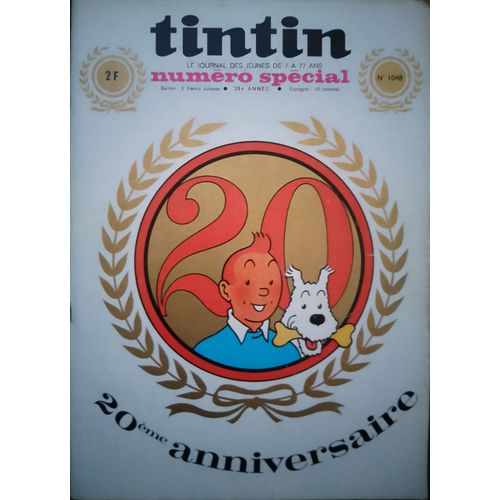 Tintin N° 1048 Numéro Spécial 20 Ans