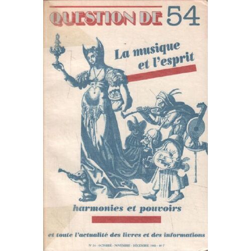 Spiritualité, Tradition, Litterature / Question De N° 54