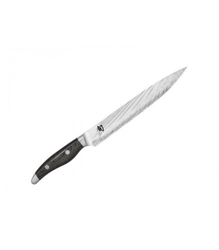 Kaï Ndc.0704 Couteau À Trancher Sun Nagare 23 Cm Bois Pakka Wood Gris Foncé Tacheté