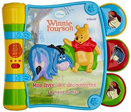 Vtech Winnie Livre Interactif - Mon Livre Des Découvertes - La Chasse Au Miel