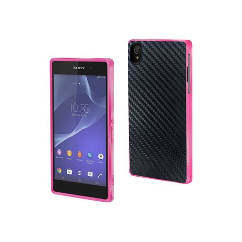 Muvit Mfx - Coque De Protection Pour Téléphone Portable - Violet, Carbone - Pour Sony Xperia Z2