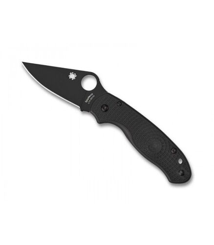 Spyderco C223pbbk Couteau Lame Acier Cts-Bd1n Revêtement Dlc  Manche 11 Cm Nylon/Fibre De Verre Noir
