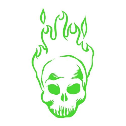 Sticker Logo Skull Adhésif Autocollant 9 - Plusieurs Coloris Disponibles Bleu Nuit 11 X 20