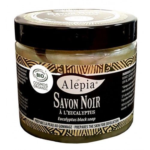Savon Noir À L'eucalyptus 100% Bio Et Naturel 