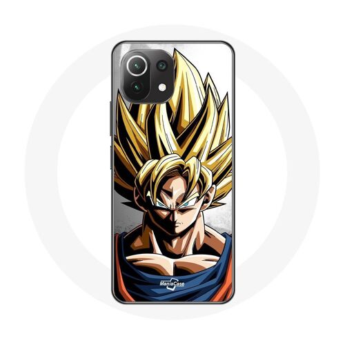 Coque Pour Xiaomi Mi 11 Lite Sangoku Mur Dragon Ball Super