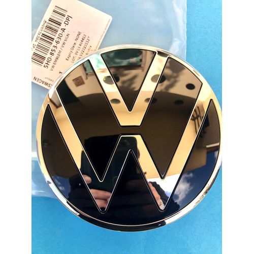 Emblème Logo Arrière Pour Golf8 Mk8 - Noir Et Silver