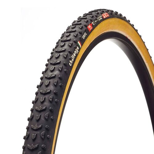 Pneu De Cyclo-Cross Challenge Grifo Pro 700 X 33c Type Tube Pliable Noir Jaune