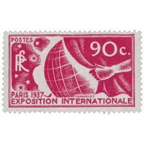 Propagande Pour L'Exposition Internationale De Paris : Globe Année 1936 N° 326 Yvert Et Tellier Luxe