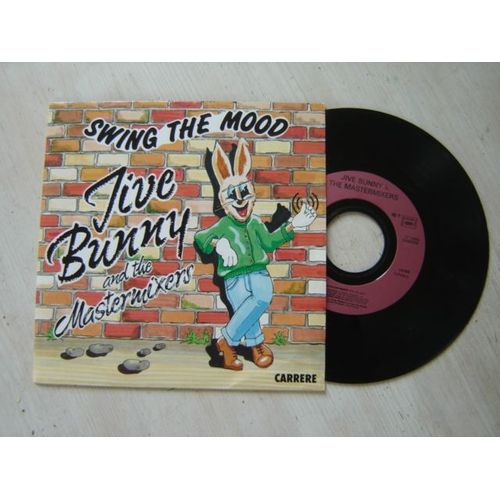 Disque 45 Tours Single* Jive Bunny & The Mastermixers " Swing The Mood +Glen Miller Medley 1989