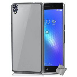 Housse Etui Coque Pochette Silicone Gel Fine Pour Asus Zenfone Live Zb501kl + Verre Trempe - Blanc Transparent