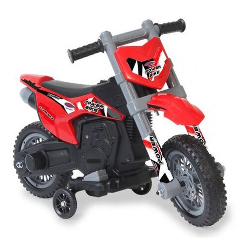 Ride-On Moto Power Bike Rouge 6v