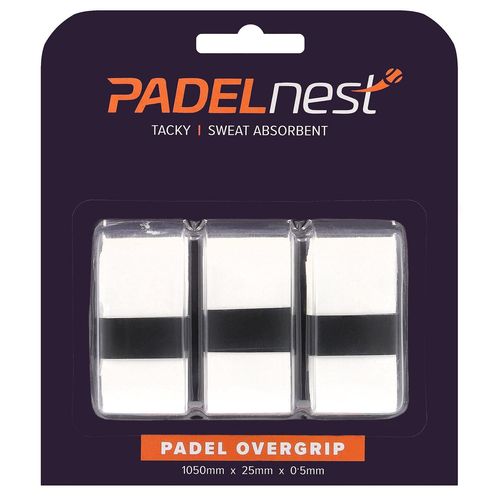 Padelnest, 3x Surgrips - Tacky - Blanc