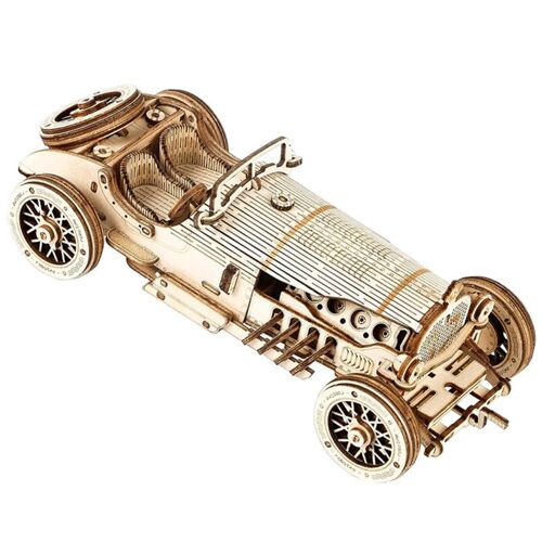 Puzzle 3d Bois Maquette Kits Voiture De Grand Prix Casse Tete Pour Adulte Mecanique Construction En Bois Artisanale Pour Enfants, Adolescents