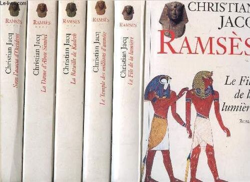 Ramses- 5 Volumes - Tomes I+Ii+Iii+Iv+V - Le Fils De La Lumiere - Le Temple Des Millions D'annees - La Bataille De Kadesh - La Dame D'abou Simbel - Sous L'accacia D'occident