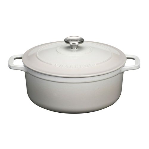 Cocotte Ronde Le Chasseur 20 Cm Macadamia