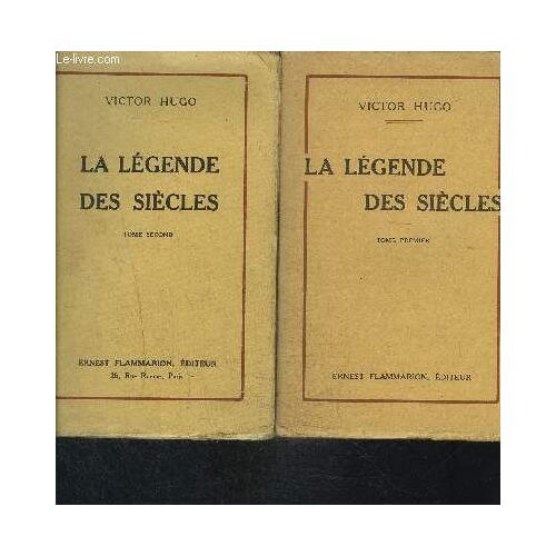 La Legende Des Siecles- 2 Tomes En 2 Volumes