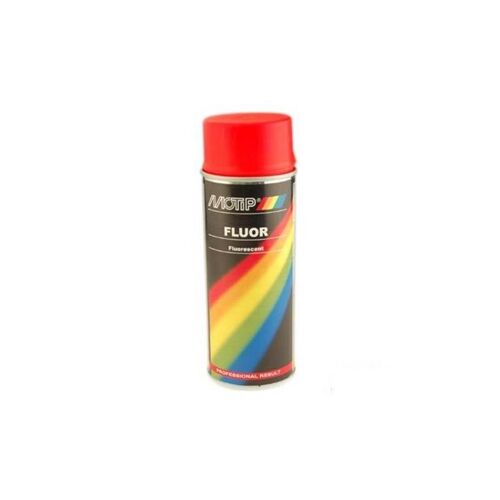 Bombe Peinture Motip Fluo Rouge/Orange (400ml)