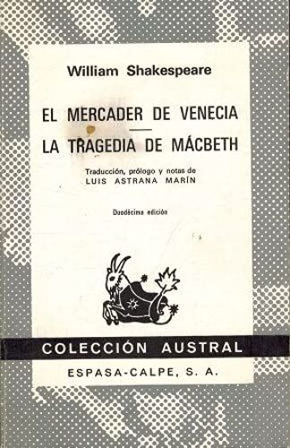 Mercader De Venecia, El. La Tragedia De Macbeth