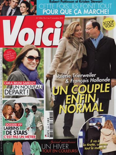 Voici / 03-11-2012 N°1304 : Jean Luc Lahaye (2p) - Robert Pattinson / Kristen Stewart (1p)