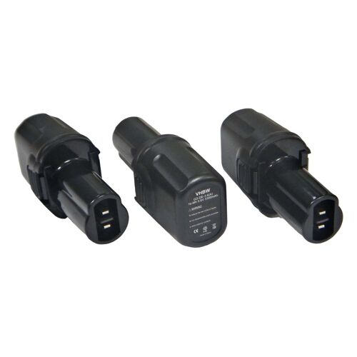 vhbw 3x Ni-MH Batterie 3300mAh (3.6V) pour outils Dewalt DC600 Screwdriver comme Dewalt DE9054, DE9054-XJ.