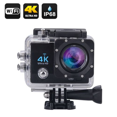 Caméra Sport 4K Ultra Hd 16Mp Étanche Grand Angle 170° 2 Pouces Hdmi